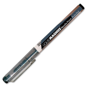 AbilityOne 7520015068495 SKILCRAFT Metal Clip Rollerball Pen - Medium Point Type - Black Pigment-based Ink - 1 Dozen