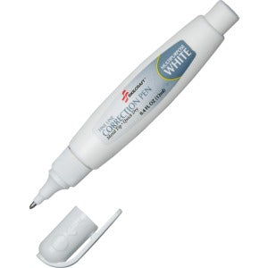 AbilityOne 7510013861609 SKILCRAFT Multipurpose Correction Pen - Metal Tip Applicator - Fast-drying, Pocket Clip, Rubber Grip - 1 Each