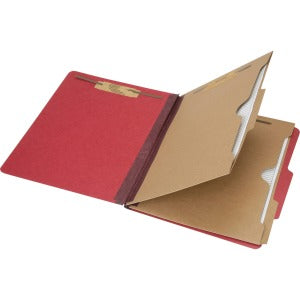 AbilityOne 7530016006972 SKILCRAFT Pckt Style 6-part Ltr Classifctn Folders - Letter - 8 1/2" x 11" Sheet Size - 2" Expansion - 6 Fastener(s) - 2" Fastener Capacity for Folder, 1" Fastener Capacity for Divider - 2 Divider(s) - 25 pt. Folder Thickness - P