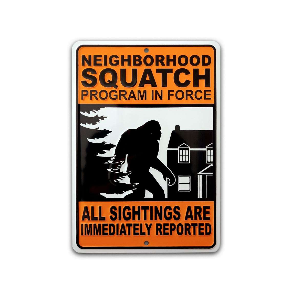 Paradise Clay SFF001 NEIGHBORHOOD SQUATCH Metal Roadsign