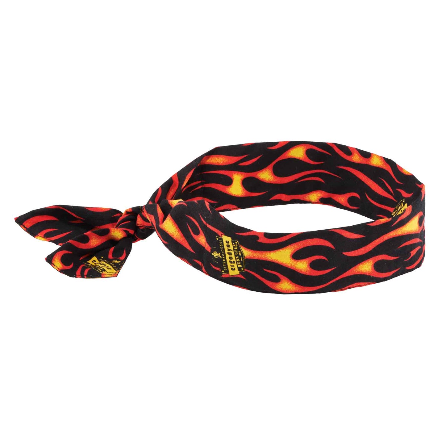 Chill-Its 6700 Flames Evap. Cooling Bandana - Polymer Crystals - Tie