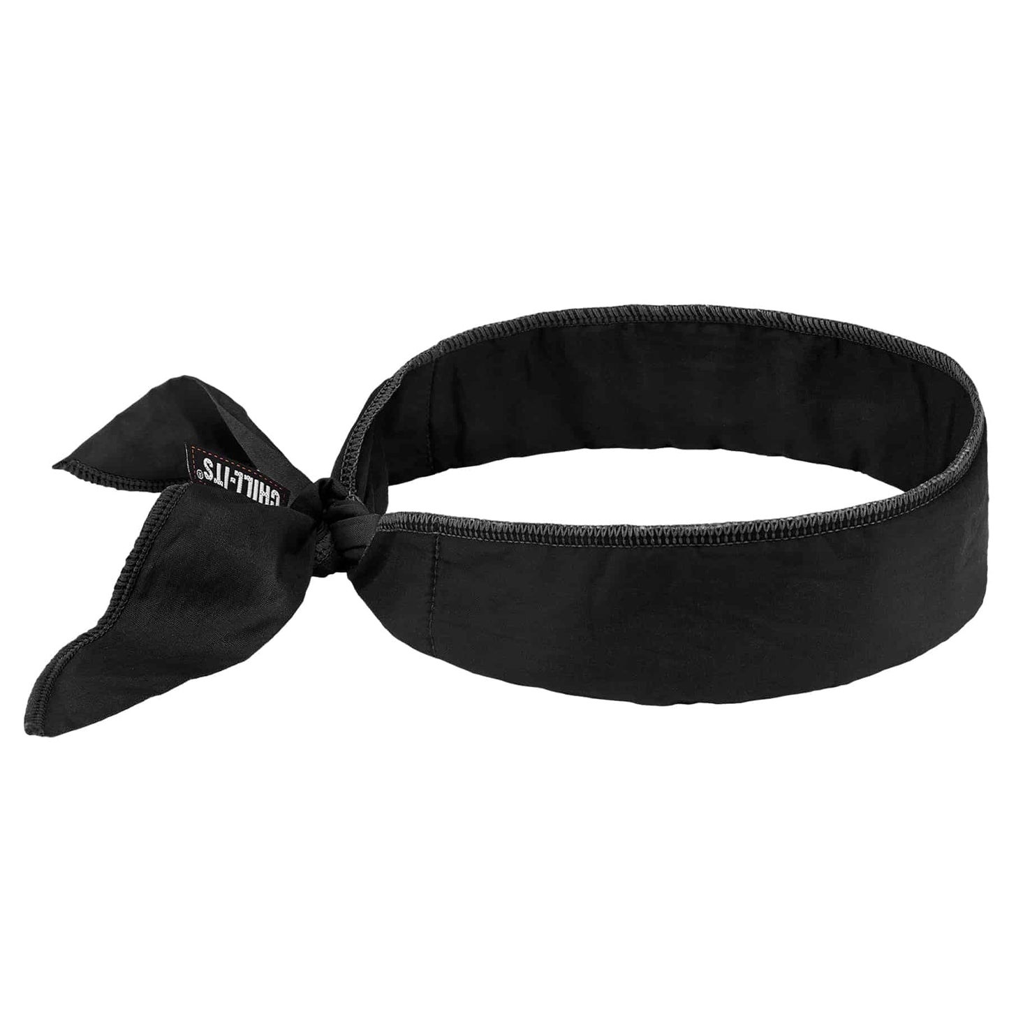 Chill-Its 6702 Black Evap. Cooling Bandana - Embedded Polymers - Tie
