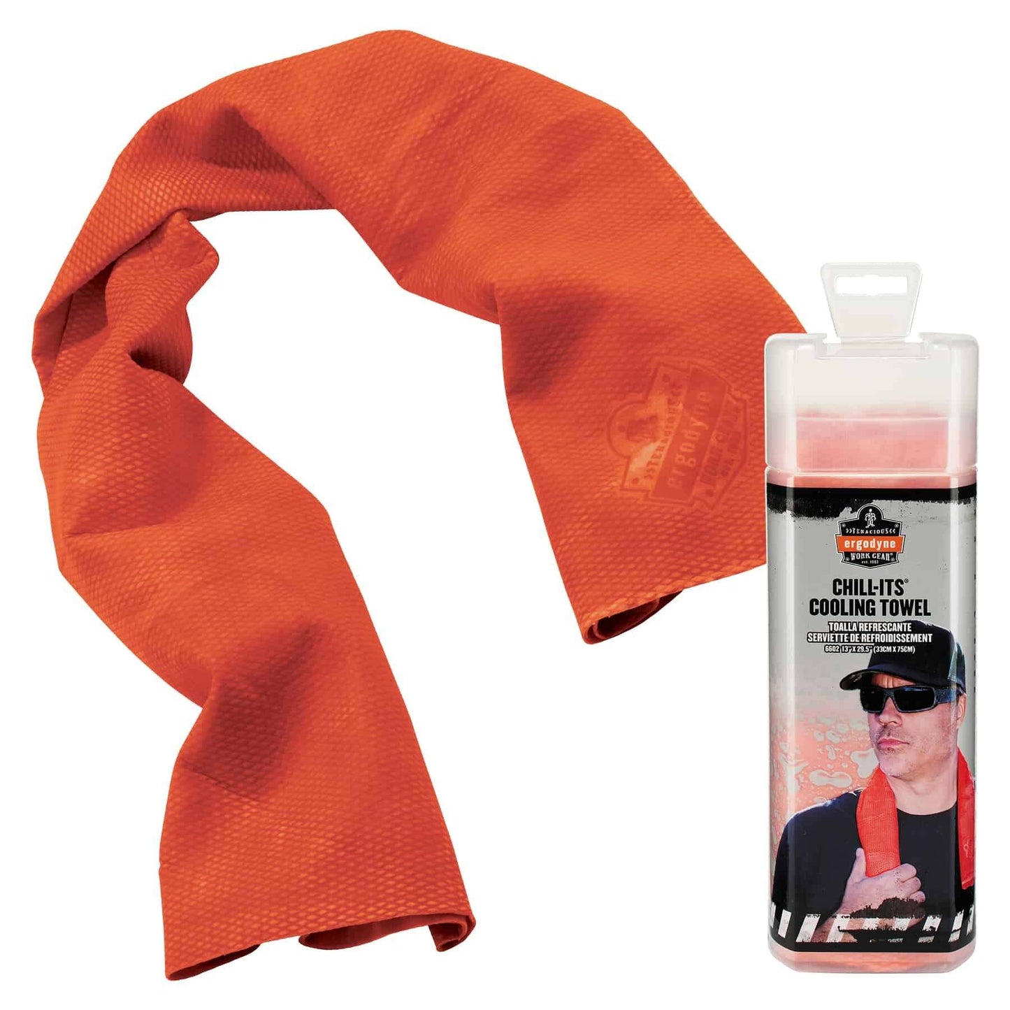 Chill-Its 6602 Orange Evaporative Cooling Towel