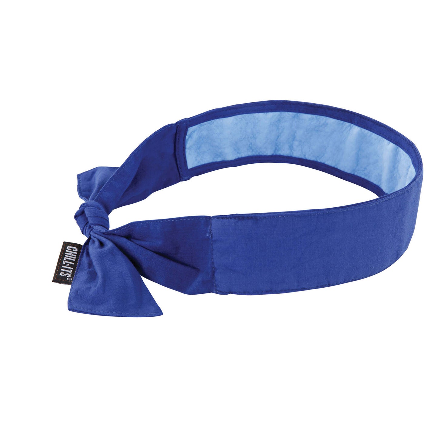 Chill-Its 6700CT Solid Blue Evap. Cooling Bandana - PVA - Tie
