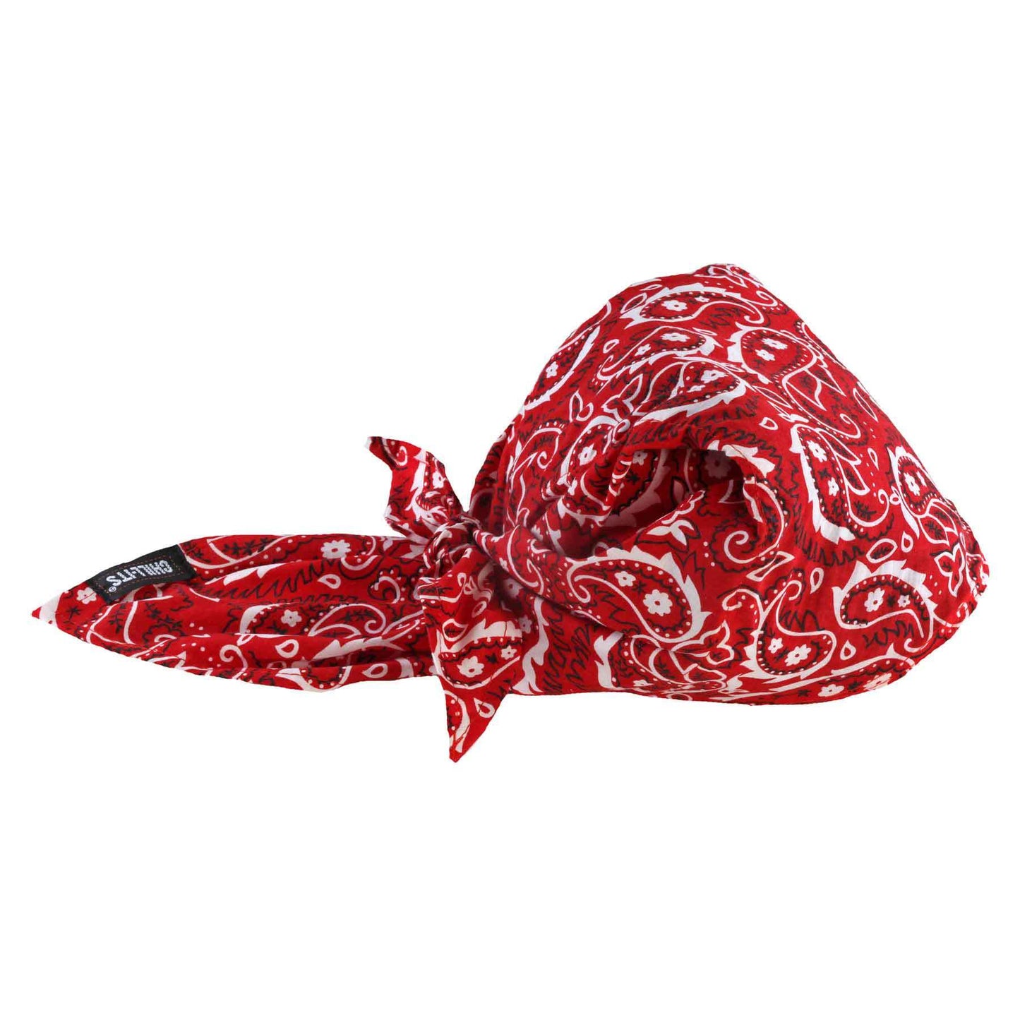 Chill-Its 6710CT Red Western Evap. Cooling Triangle Hat w/CT