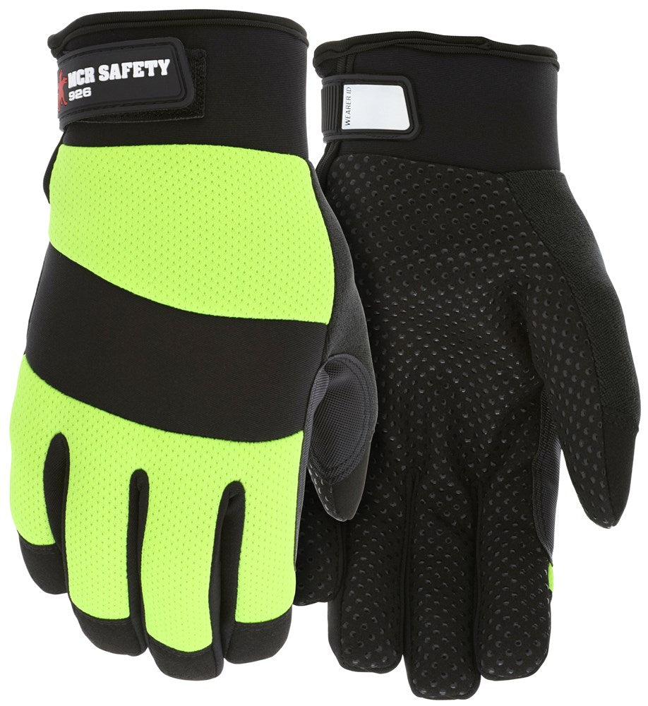 MCR Safety 926S MCR Safety Mechanics Gloves Synthetic leather palm with silicone dots Thermosock® lined with waterproof bladder Keep your hands warm and dry with this Thermosock® lined waterproof option (1 Pair)