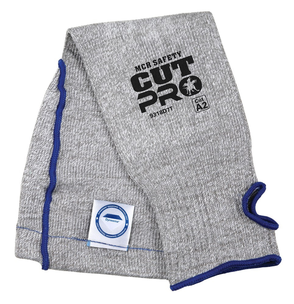 MCR Safety 9318D7T MCR Safety Cut Pro® 7-Gauge Dyneema® Cut Resistant Sleeves with Thumbslot 18 Inches in Length, Upper Arm Gusset (1 EA)