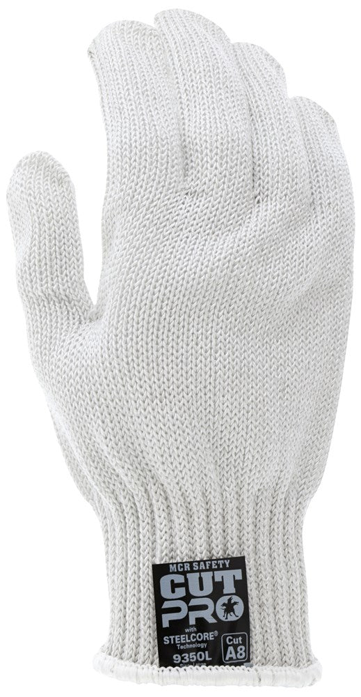 MCR Safety 9350XL MCR Safety Steelcore® ll 7 Gauge Regular Weight Cut Resistant Work Gloves Polyester Wrapped Stainless Steel Ambidextrous Gloves (1 EA)