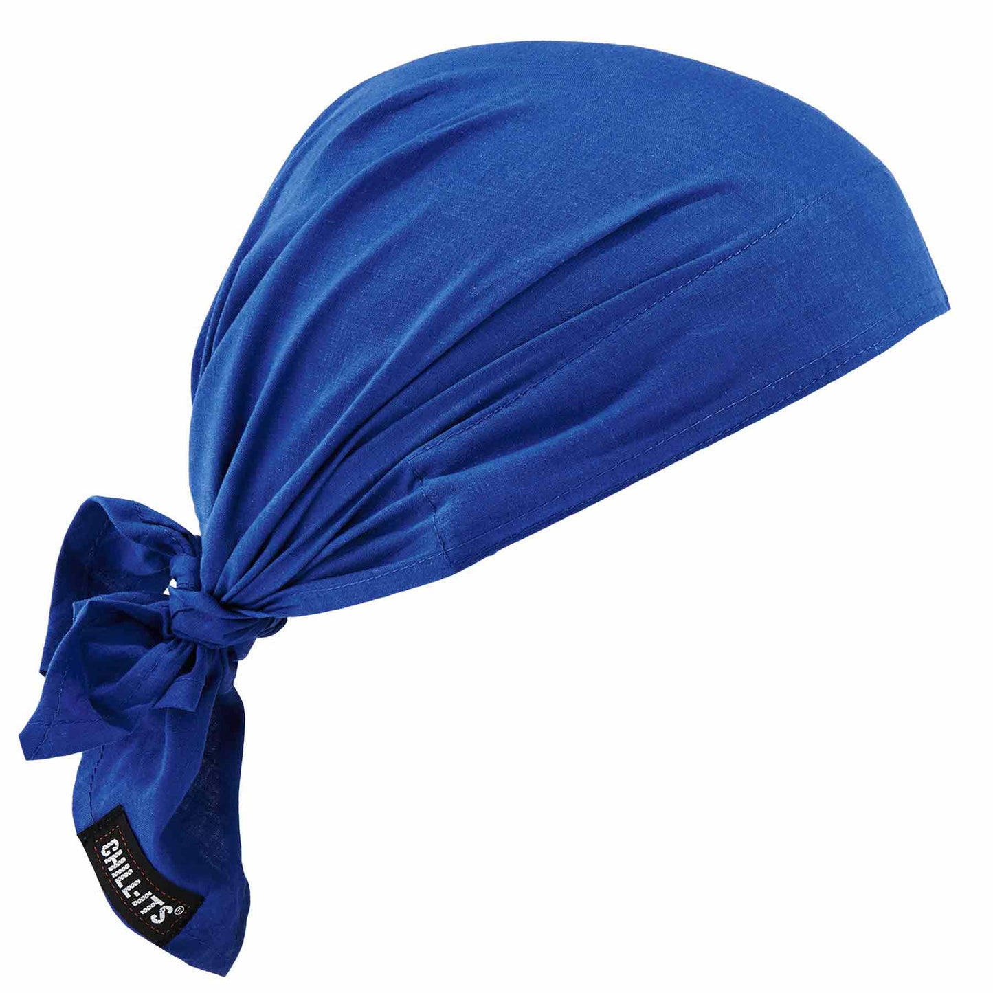 Chill-Its 6710CT Solid Blue Evap. Cooling Triangle Hat w/CT