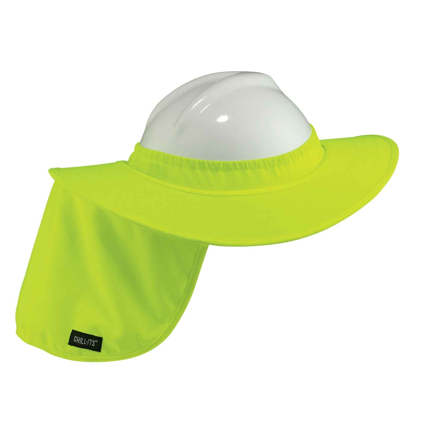 Chill-Its 6660 Lime Hard Hat Brim with Shade
