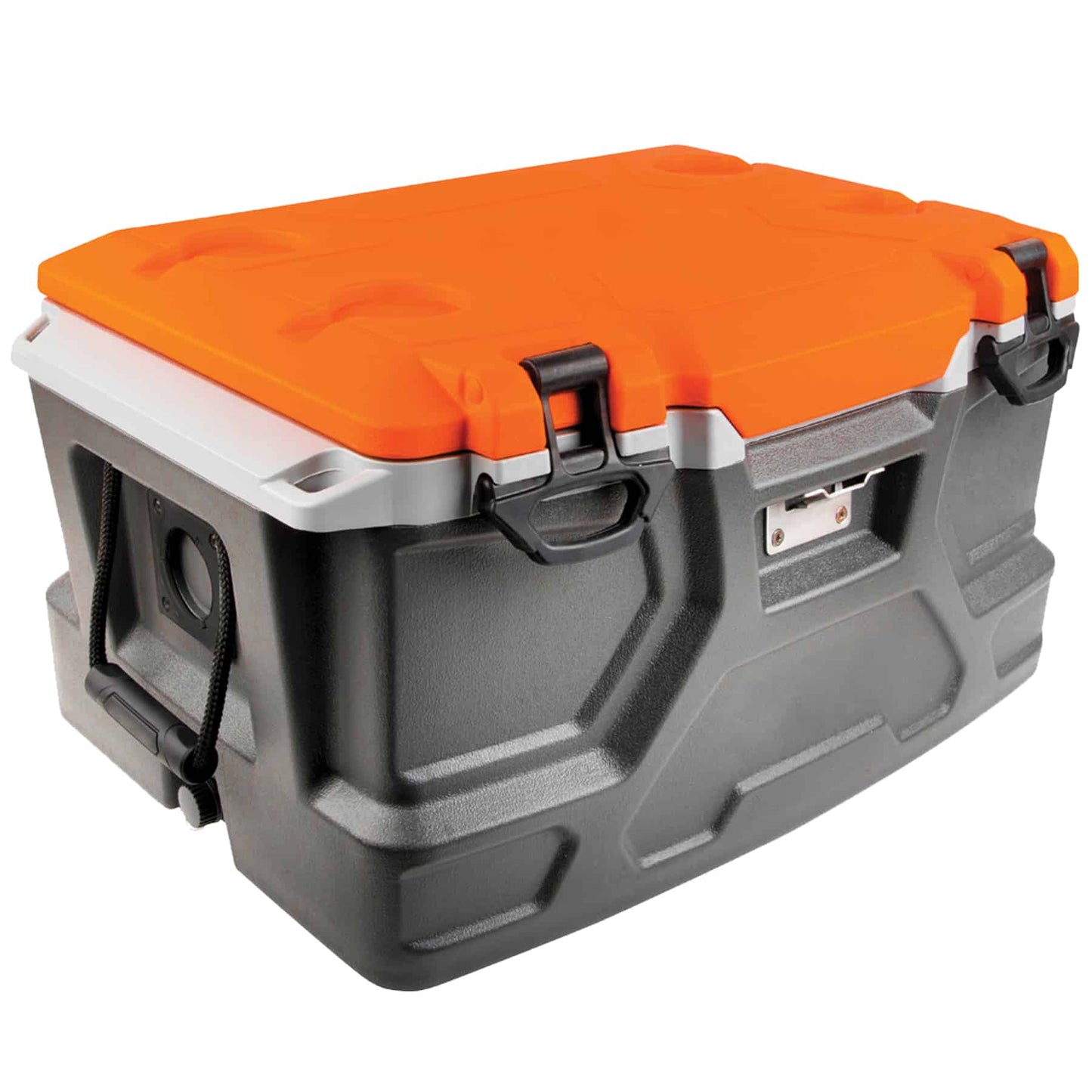 Chill-Its 5171 Single Orange & Gray Industrial Hard Sided Cooler - 48 Quart