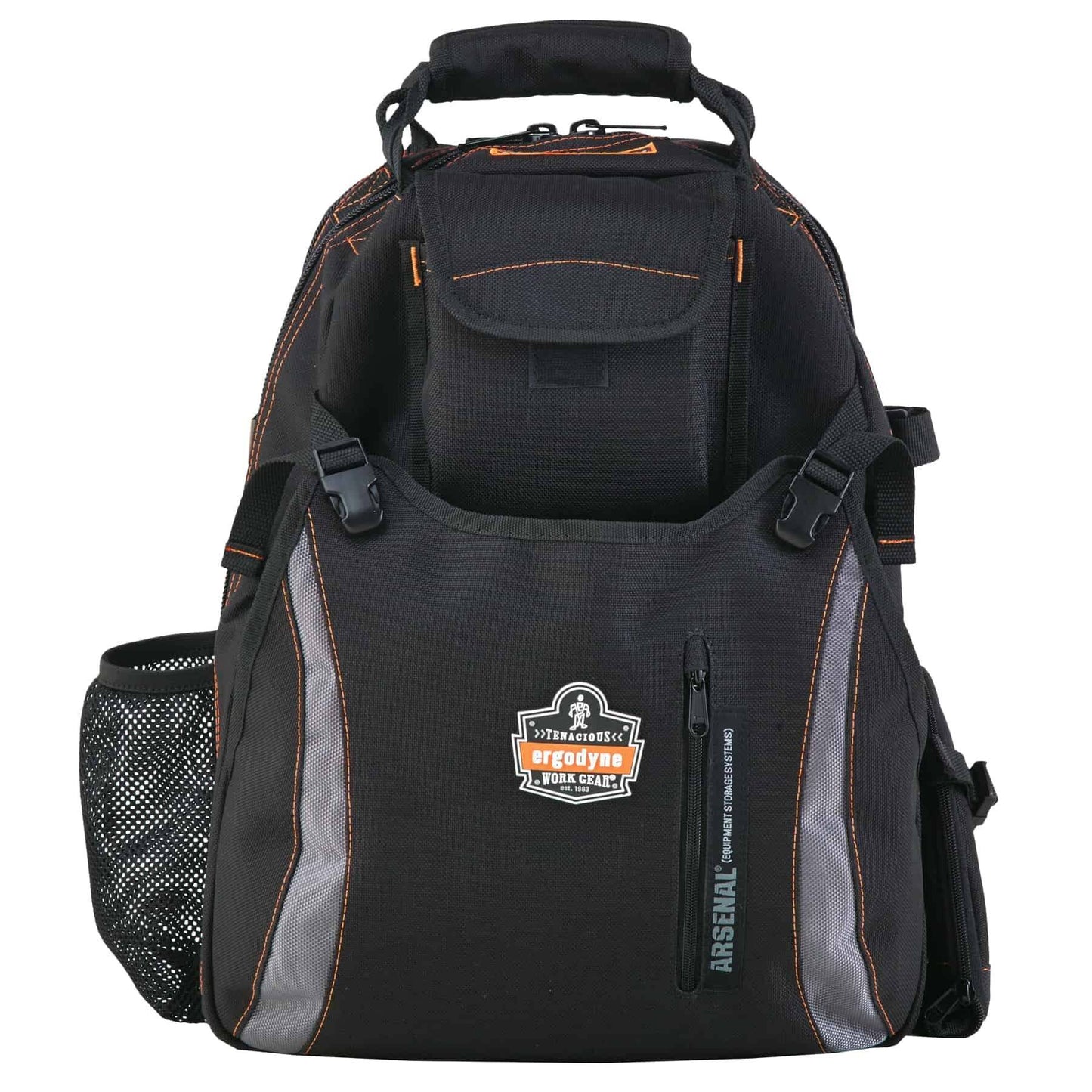 Arsenal 5843 Black Tool Backpack Dual Compartment