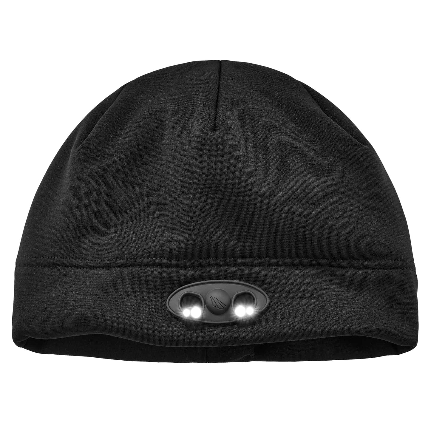 N-Ferno 6804 Black Skull Cap Beanie Hat with LED Lights