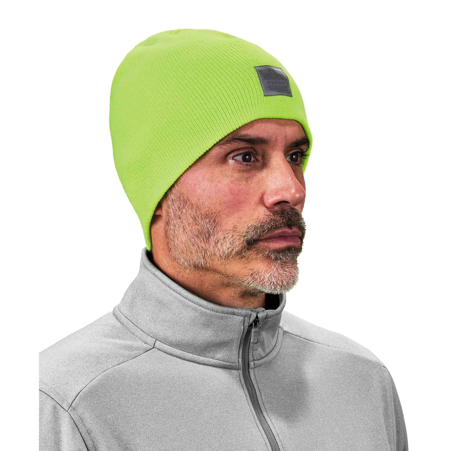 Ergodyne 16813 N-Ferno 6812 Lime Ribbed Knit Beanie