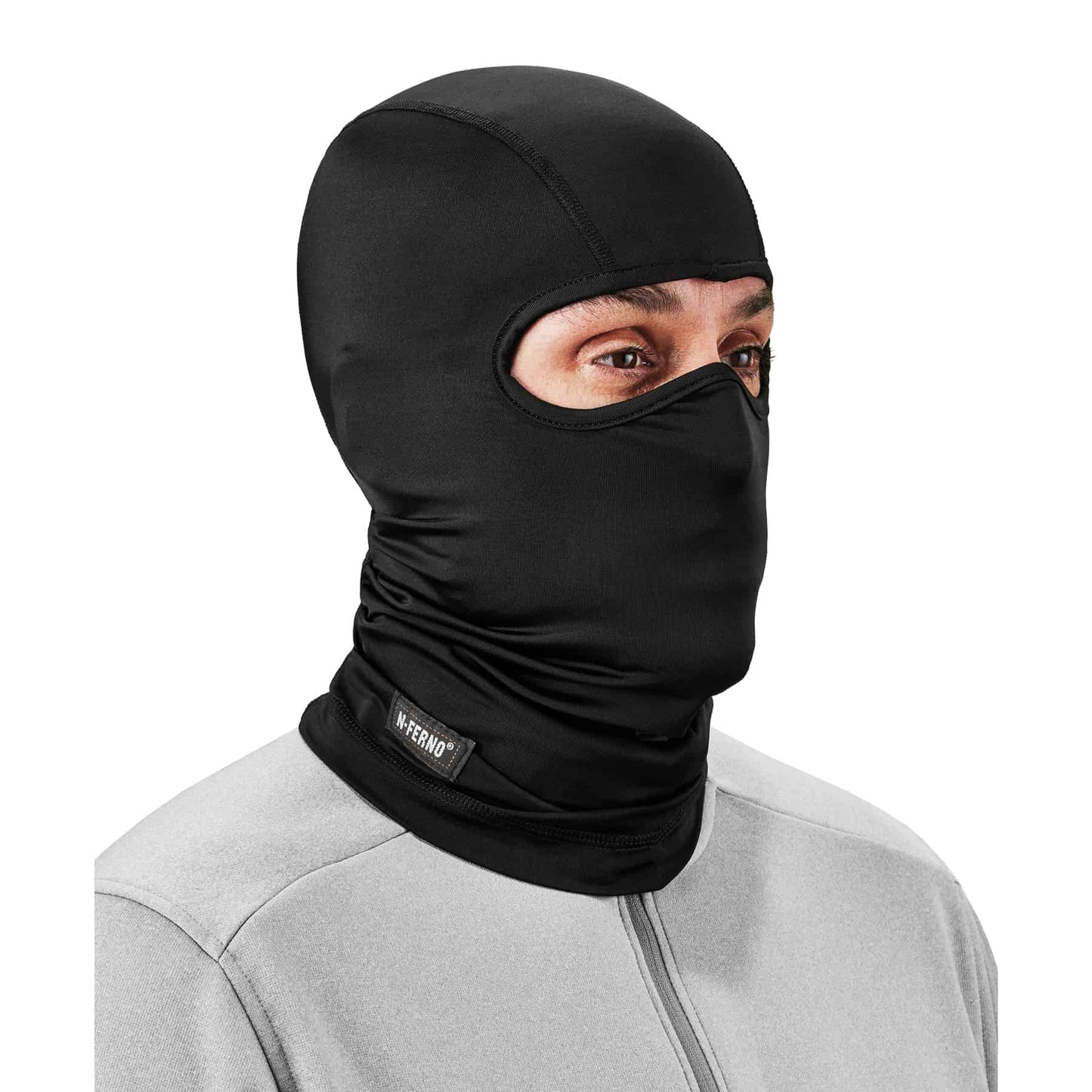 Ergodyne 16832 N-Ferno 6832 Black Spandex Balaclava Face Mask