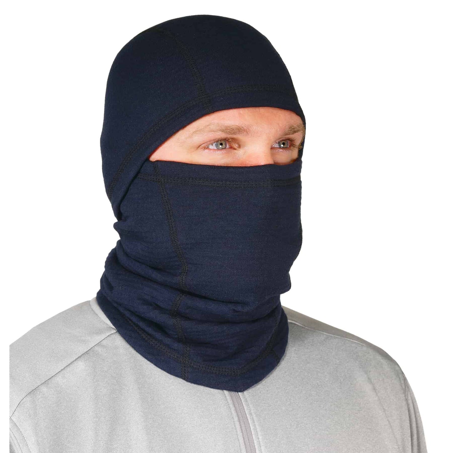 N-Ferno 6847 Navy FR Balaclava Face Mask - NFPA 70E / NFPA 2112