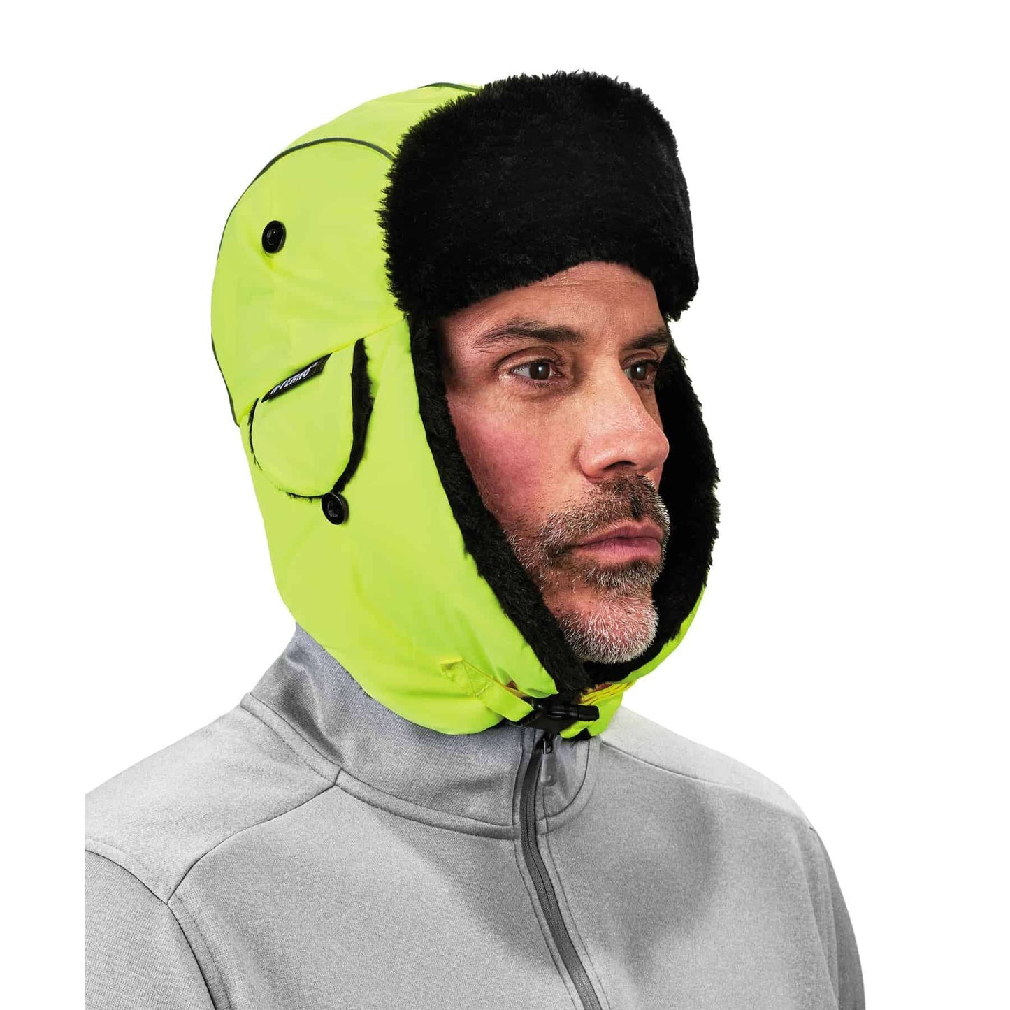 N-Ferno 6802 L/XL Lime Classic Trapper Hat