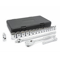 GEARWRENCH® 80792 GEARWRENCH® 19 Pc. 12 Point Standard SAE Mechanics Tool Sets