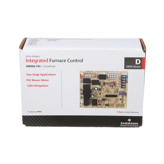 50M56-743, Goodman Direct Replacement Integrated Furnace Control