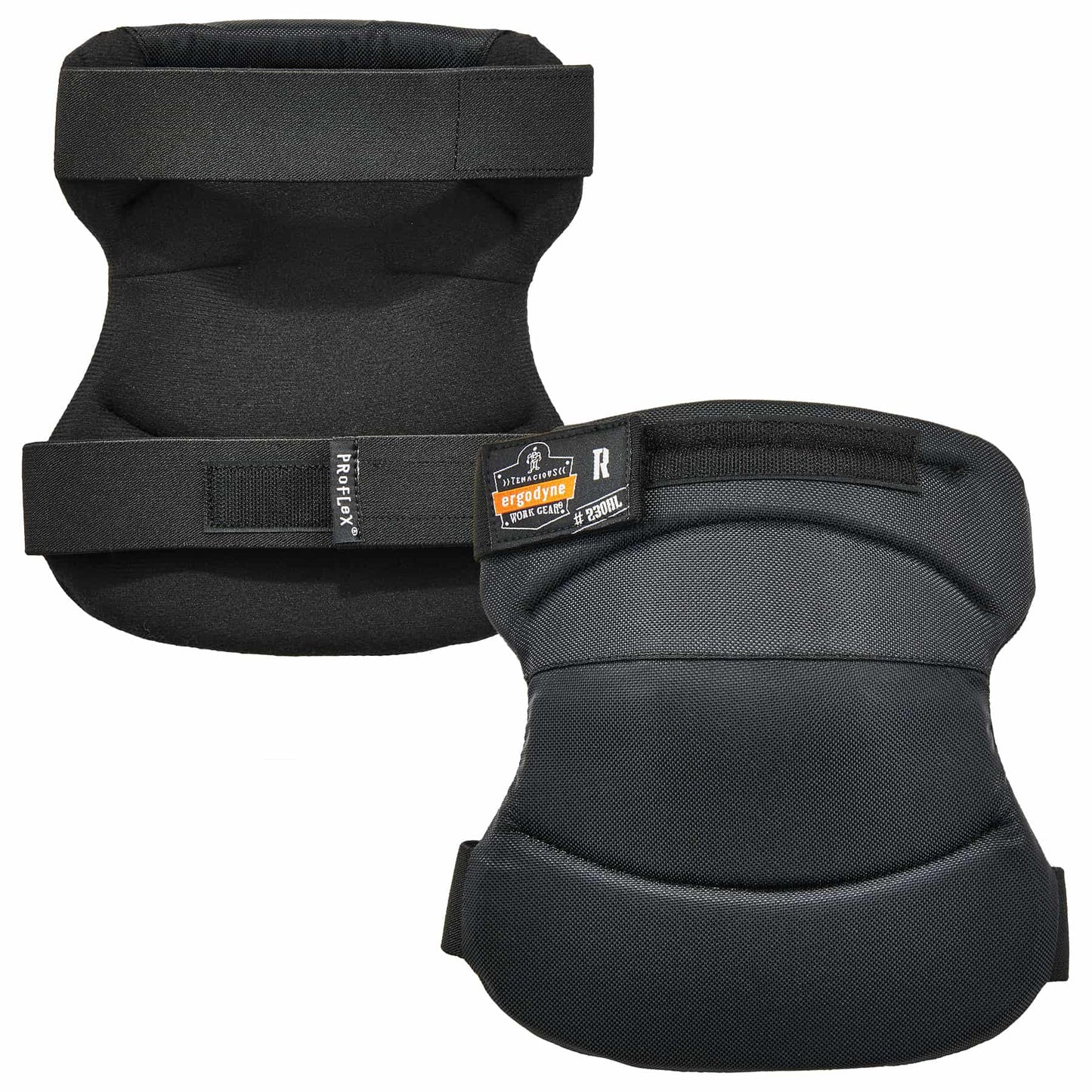 ProFlex 230HL Black Wide Soft Cap Knee Pads - H&L