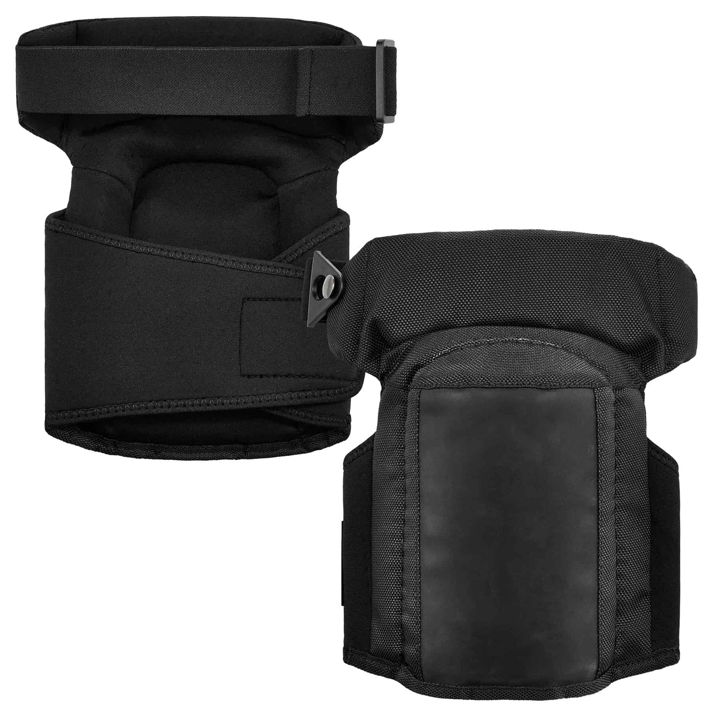ProFlex 450 Black Hinged Slip Resistant Soft Cap Gel Knee Pad