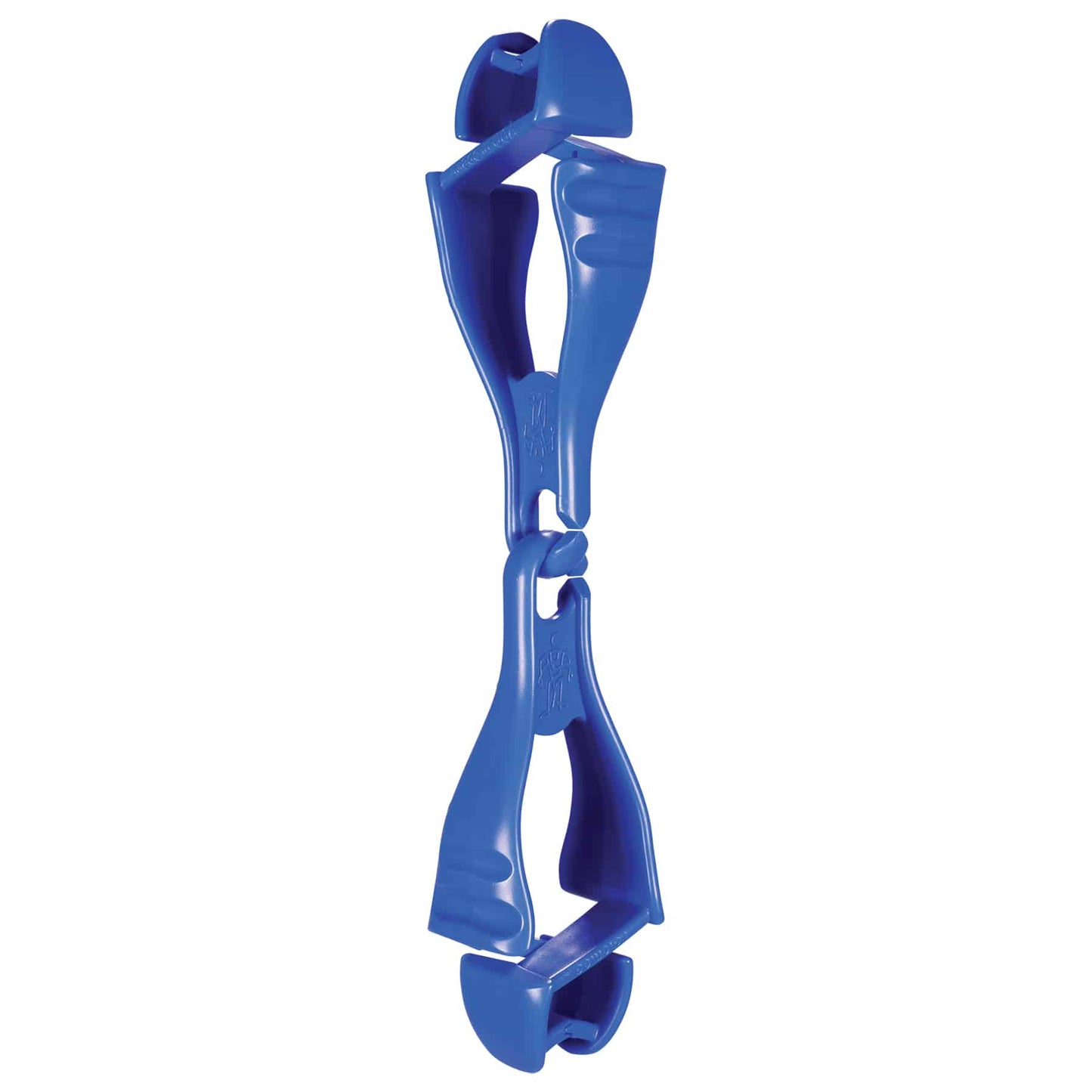 Squids 3400 Blue Glove Clip - Dual Clip Mount