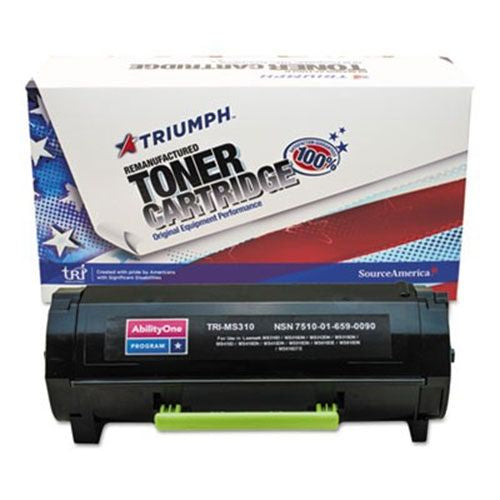 AbilityOne 7510016590090 TONER CARTRIDGE, REMANUFACTURED LEXMARK MS310/MS410/MS510/MS610 SERIES COMPATIBLE