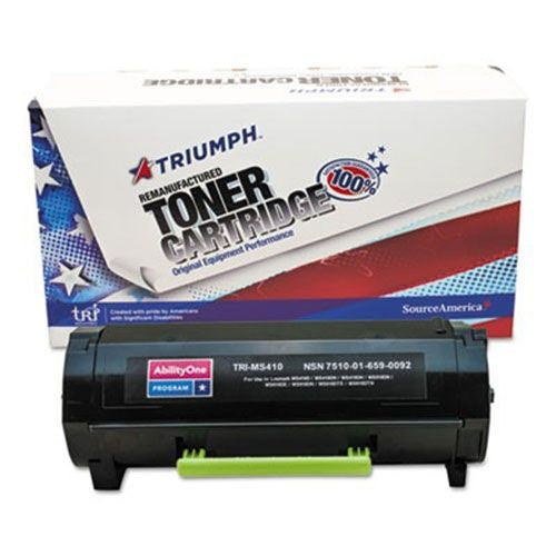 AbilityOne 7510016590092 TONER CARTRIDGE, REMANUFACTURED LEXMARK MS410/MS510/MS610 SERIES COMPATIBLE
