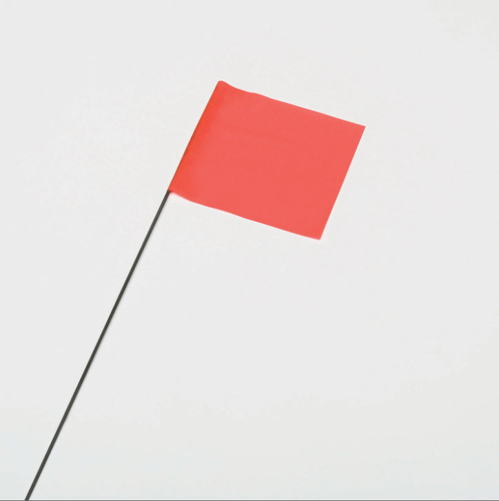AbilityOne 9905016612143 Wire Staff Marking Flags