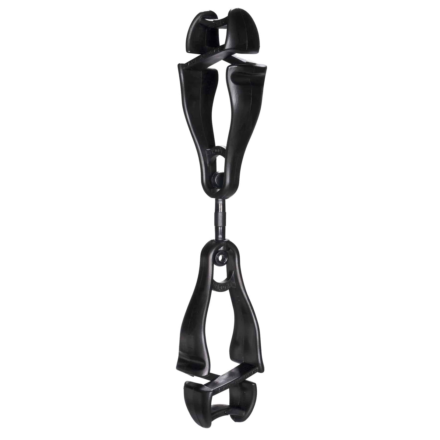 Squids 3420 Black Swiveling Glove Clip Holder - Dual Clips