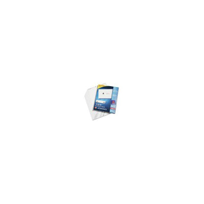 AbilityOne 7530012898190 SKILCRAFT Self-Adhesive Laser Label - 4" Width x 1" Length - 100 / Box - Bright White