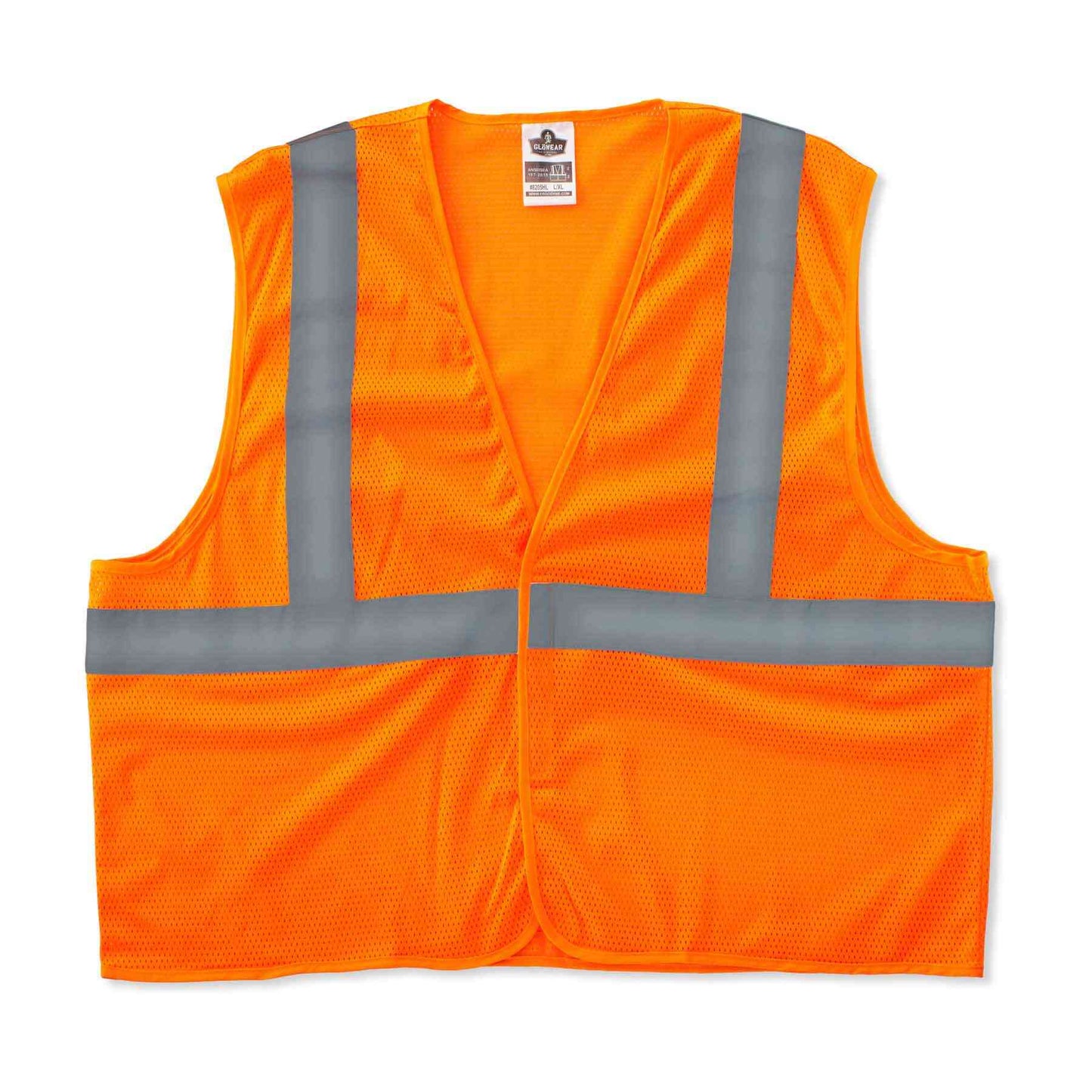 GloWear 8205HL XS Orange Type R Class 2 Super Econo Mesh Vest