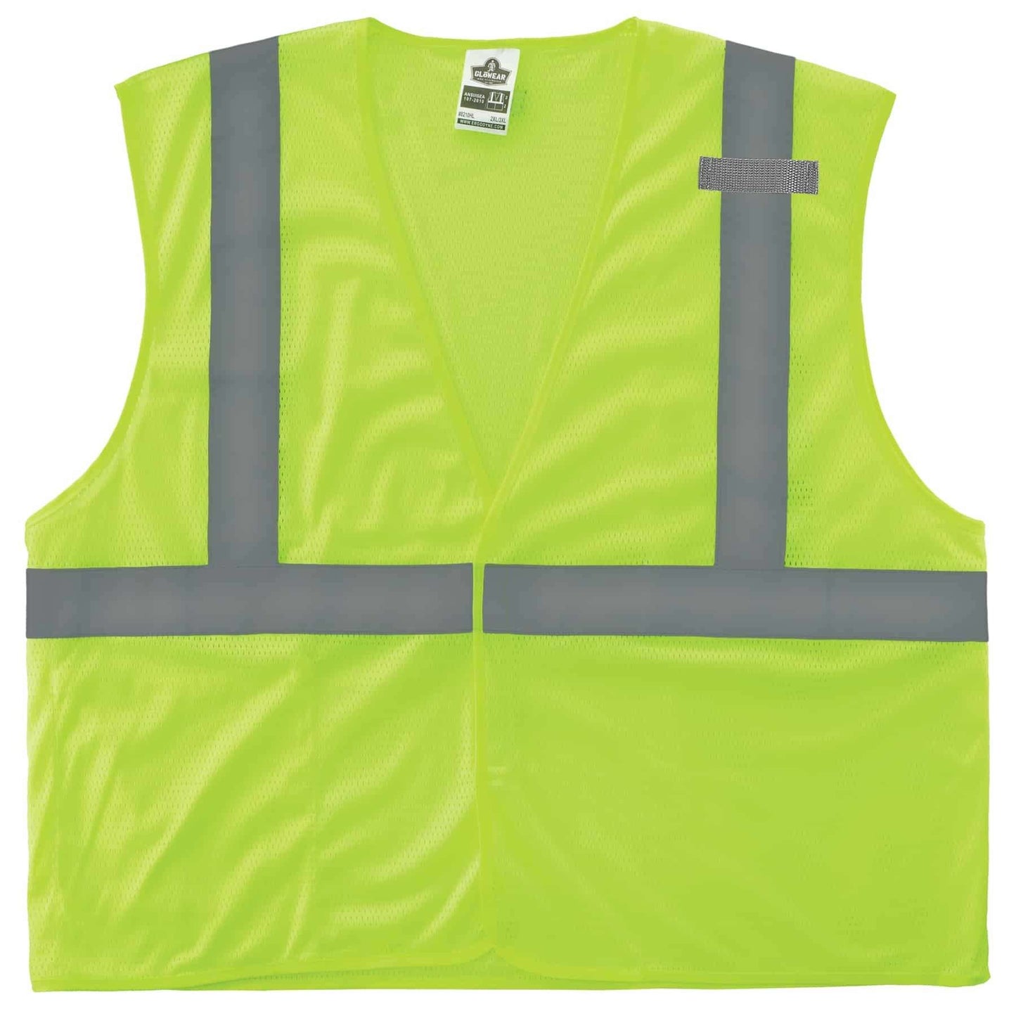 GloWear 8210HL 2XL/3XL Lime Type R Class 2 Economy Mesh Vest
