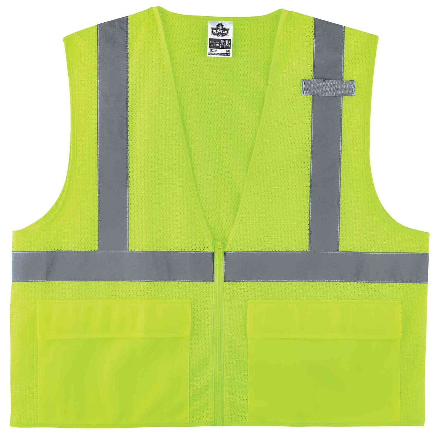 GloWear 8220Z 4XL/5XL Lime Type R Class 2 Standard Mesh Vest
