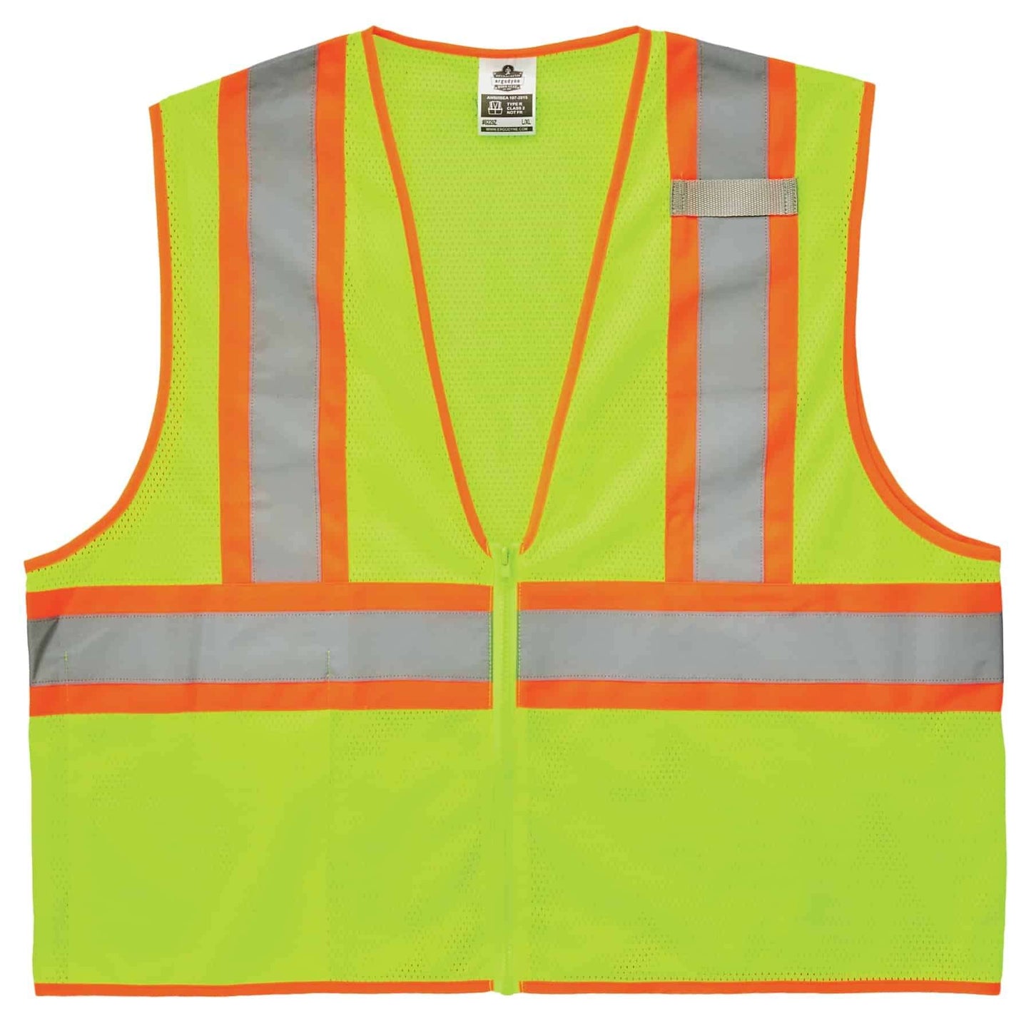 GloWear 8229Z S/M Lime Type R Class 2 Economy Two-Tone Vest