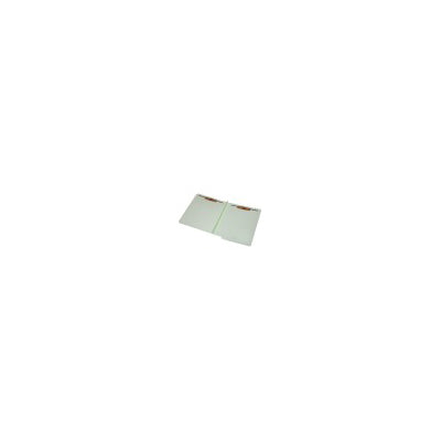 AbilityOne 7530015907105 SKILCRAFT 2-part End Tab Classification Folders - Letter - 8 1/2" x 11" Sheet Size - 2" Expansion - 2 Fastener(s) - 2" Fastener Capacity for Folder - End Tab Location - 25 pt. Folder Thickness - Pressboard - Light Green - Recycle
