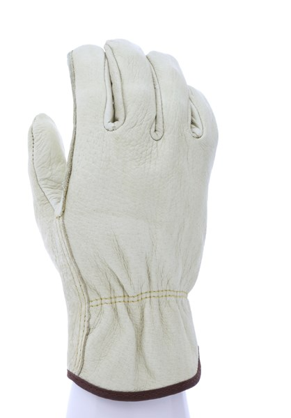 MCR Safety M3400XL Leather Drivers Work Gloves Select Grade Unlined Grain Pigskin Straight Thumb (1 DZ)