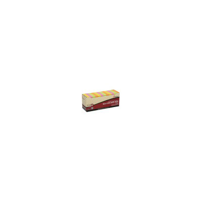 AbilityOne 7530013857560 SKILCRAFT Self-Stick Neon Note Pads - 1200 x Neon Assorted - 1.50" x 2" - Rectangle - Neon - Removable, Self-adhesive, Residue-free, Repositionable - 12 / Pack