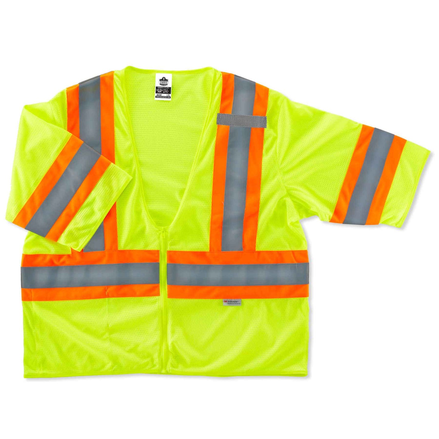 GloWear 8330Z L/XL Lime Type R Class 3 Two-Tone Vest