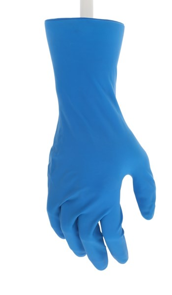 MCR Safety 5049S 11 mil (13.01 g) SensaTouch™ Gloves Powder Free Disposable Latex Premium Medical Grade Textured Finish 12 Inches High Risk Blue (1 CS)
