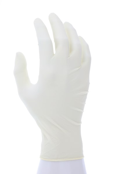 MCR Safety 5055S 5 mil (4.9 g) SensaTouch™ Gloves Powder Free Disposable Latex Industrial Food Service Grade Smooth Finish 9.5 Inches Natural (1 CS)
