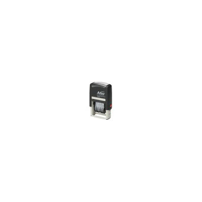 AbilityOne 7520012074151 SKILCRAFT 6-Digit Numbering System - Number Stamp - 0.19" Impression Width x 1.13" Impression Length - 50000 Impression(s) - 6 Bands - Black - 1 Each