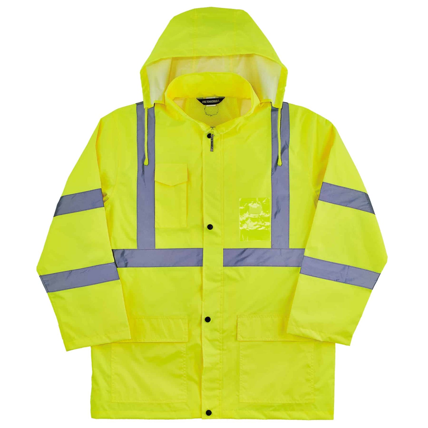 GloWear 8366 5XL Lime Lightweight Hi-Vis Rain Jacket - Type R, Class 3