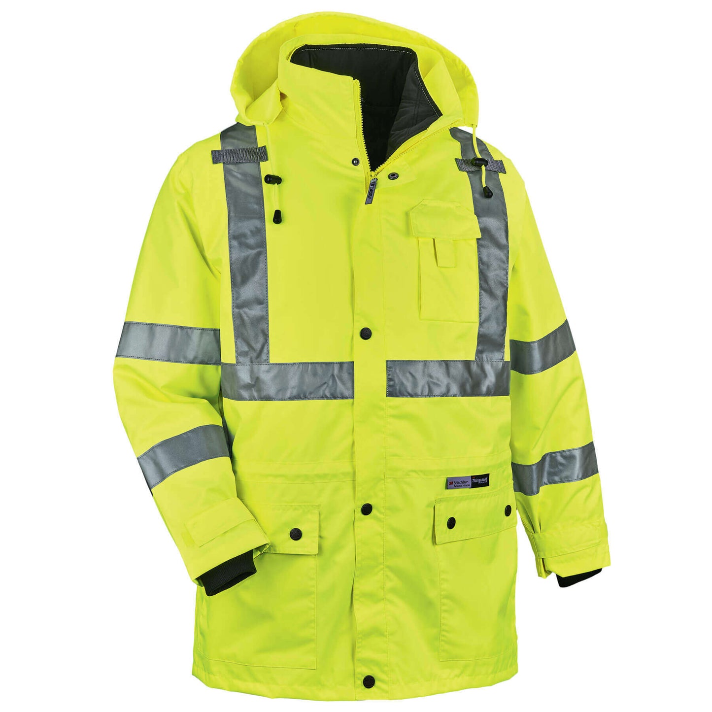 GloWear 8385 2XL Lime Type R Class 3 4-in-1 Jacket