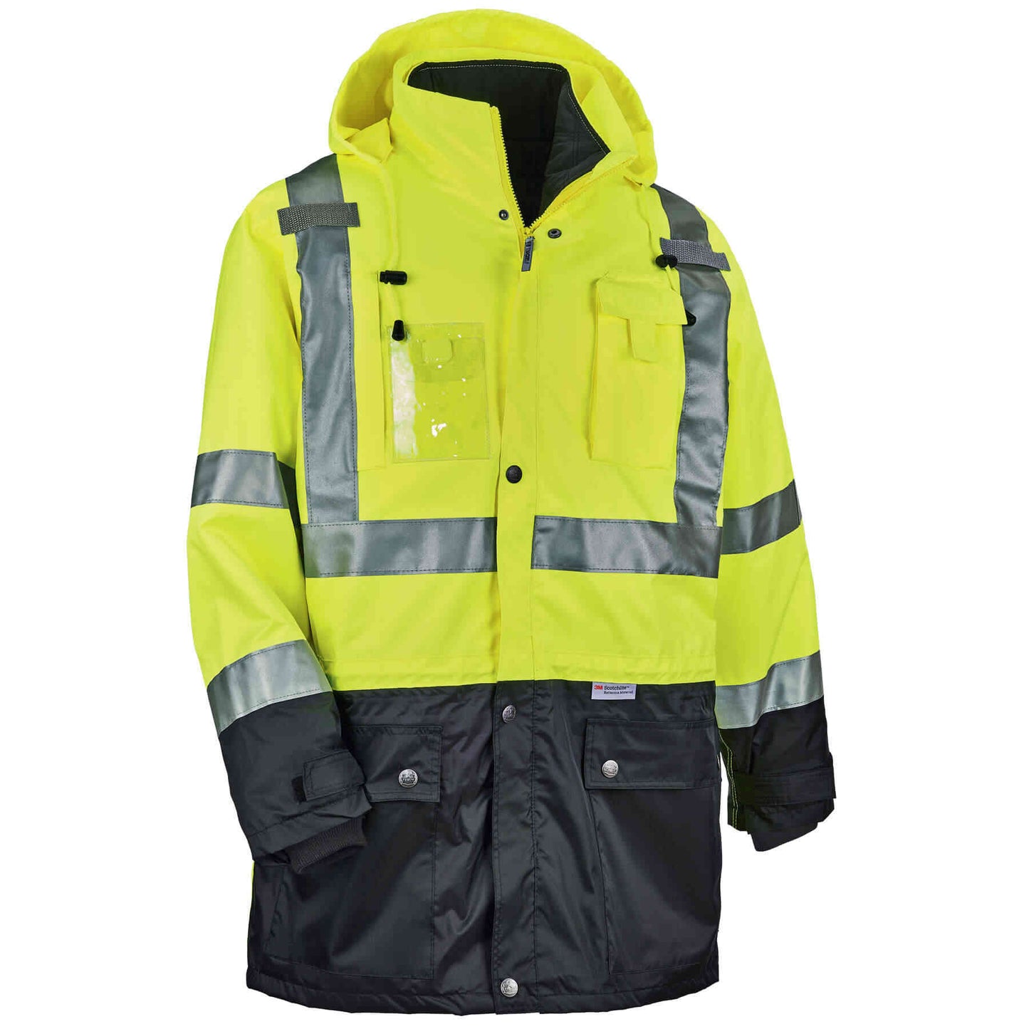GloWear 8388 XL Lime Type R Class 3/2 Thermal Jacket Kit