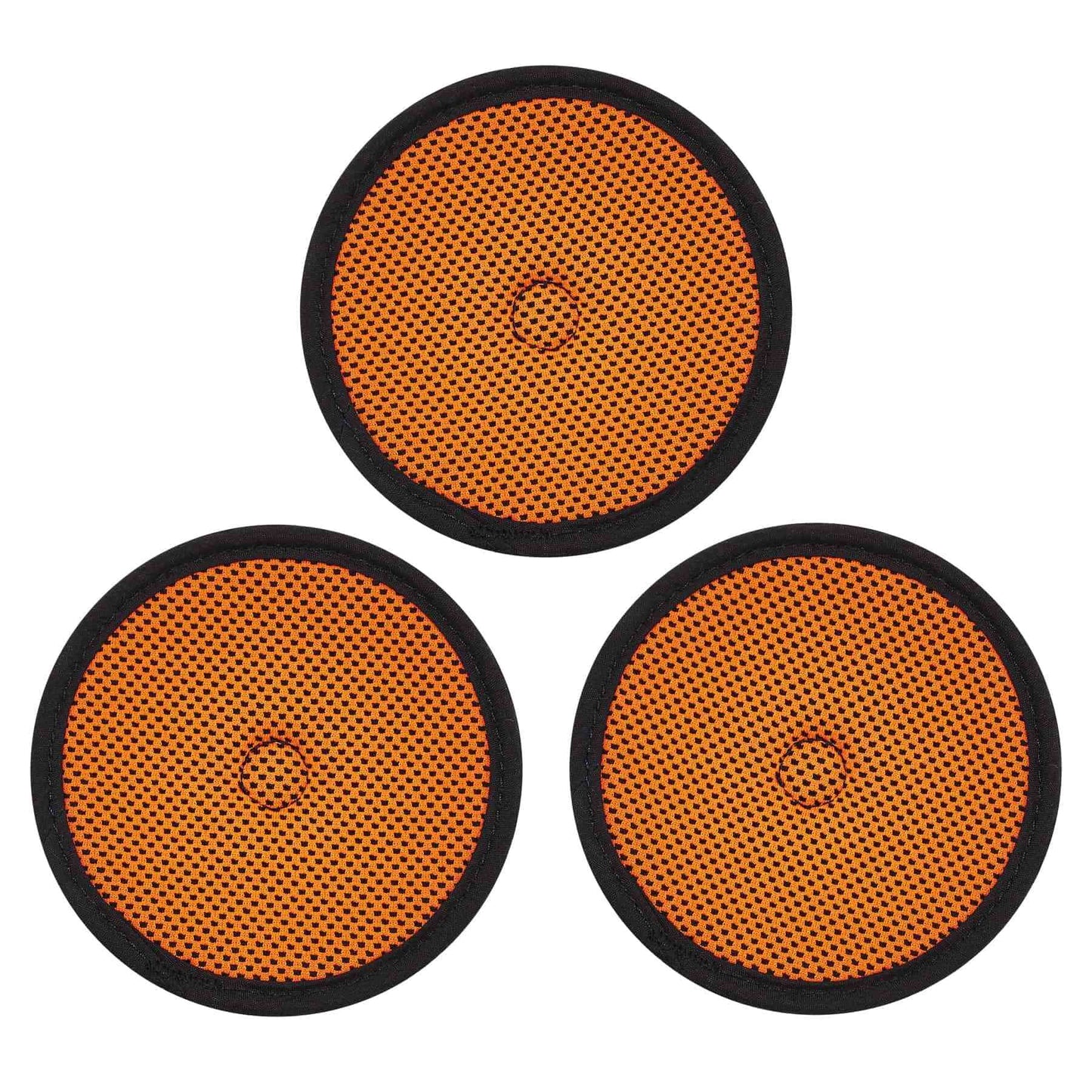 Skullerz 8983 Orange Hard Hat Replacement Top Pad 3-Pack