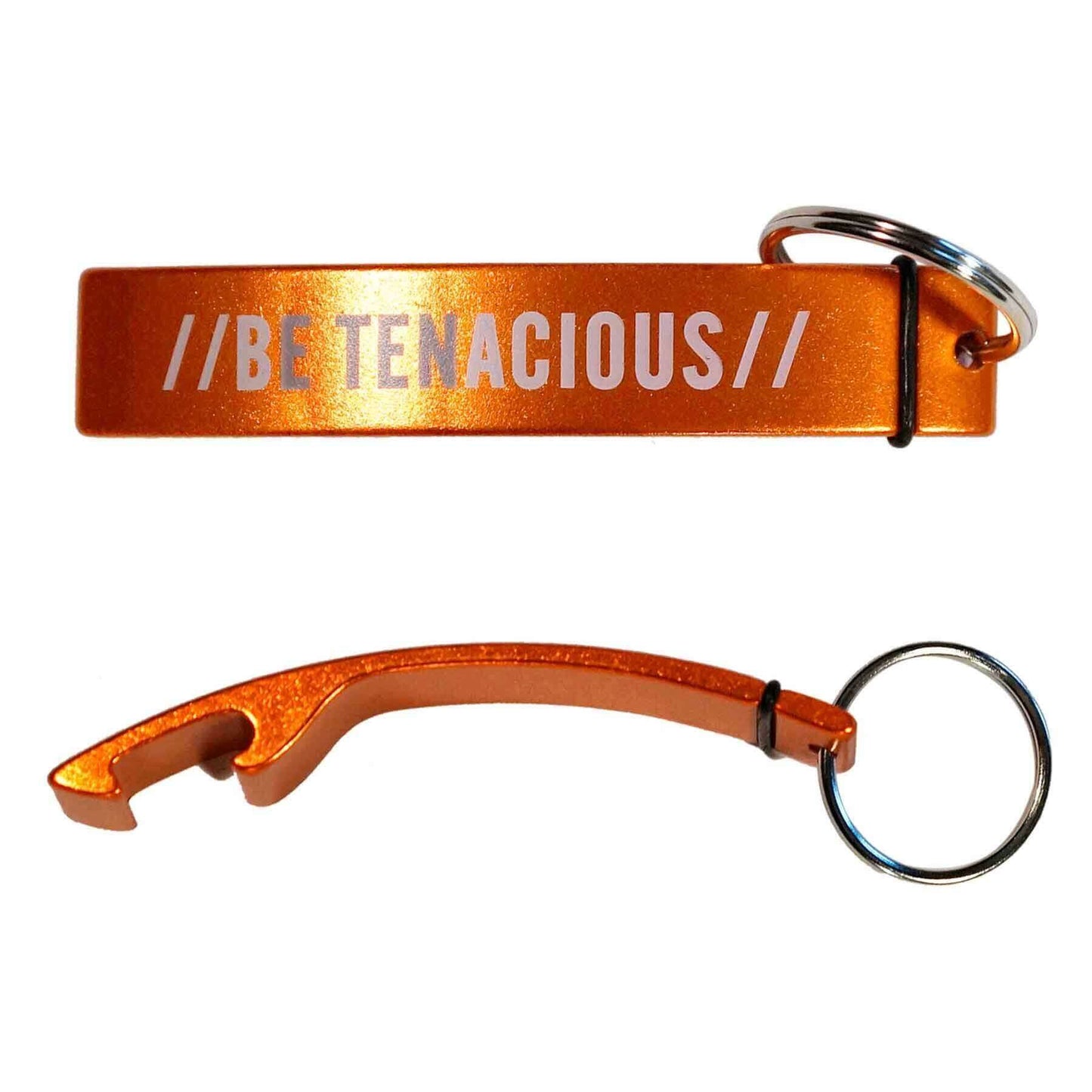 Brand Premium BET Orange Bottle Opener Keychain