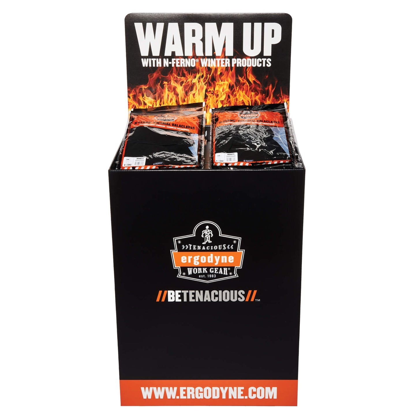 Ergodyne DUMPKIT Warm Up Corrugated Dump Bin Display