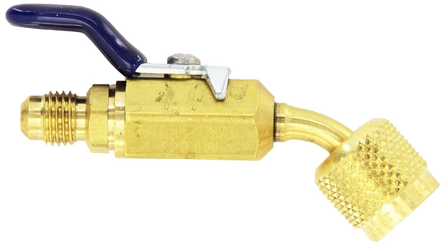 Yellow Jacket 93843 1/4" Compact ball valve 45°