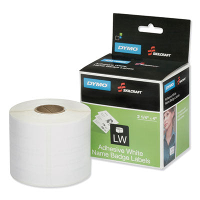 AbilityOne 7530016578882 DYMO SKILCRAFT NAME BADGE LABEL BLACK ON WHITE